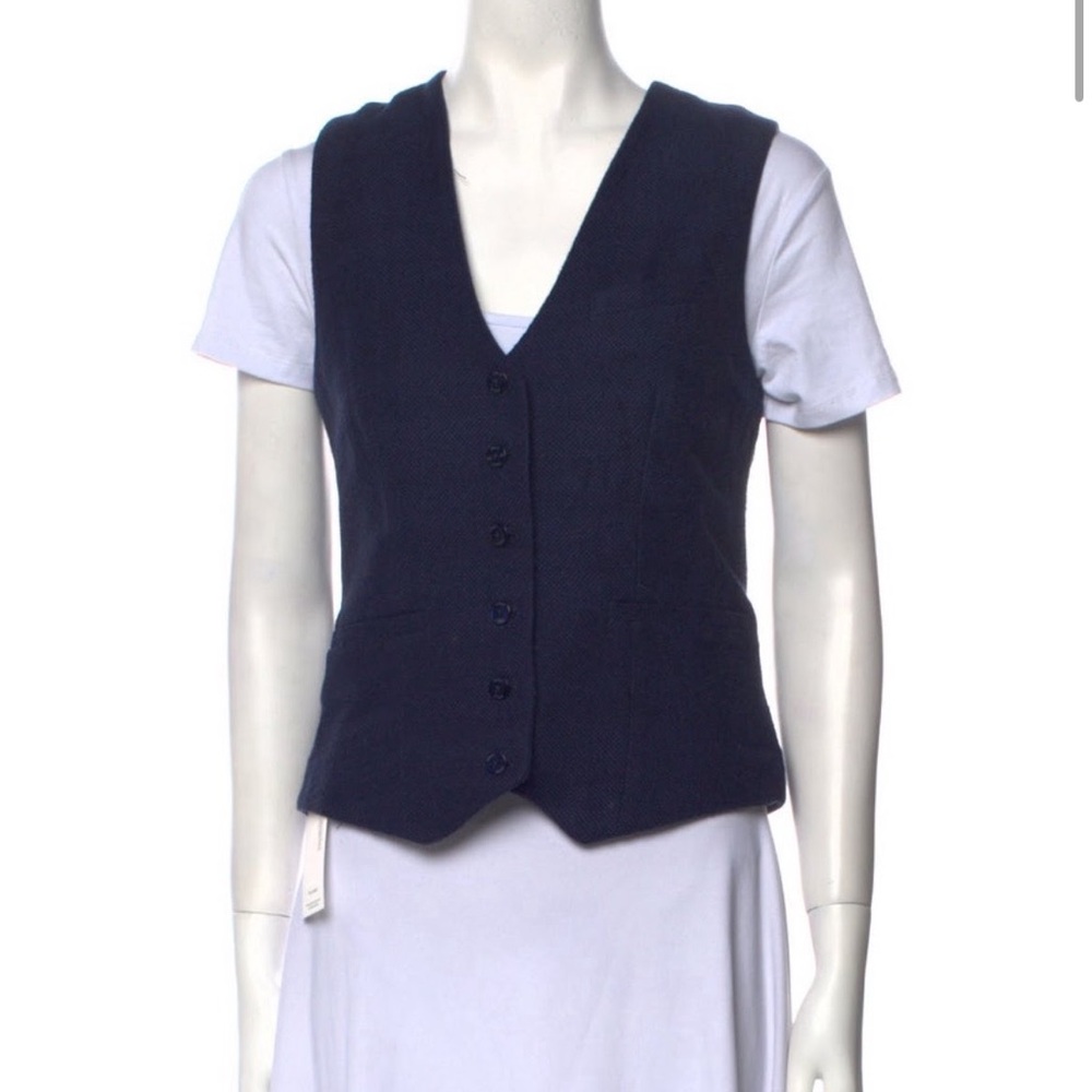 STAUD Vest- Blue, S